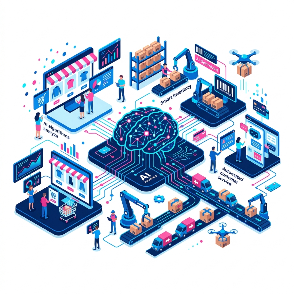 KI Automatisierung E-Commerce Bild
